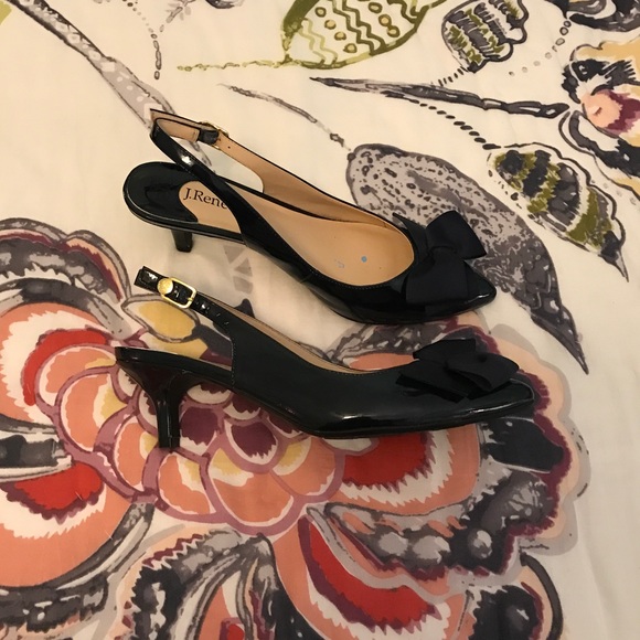 J. Reneé Navy Short Heels - Picture 3 of 4